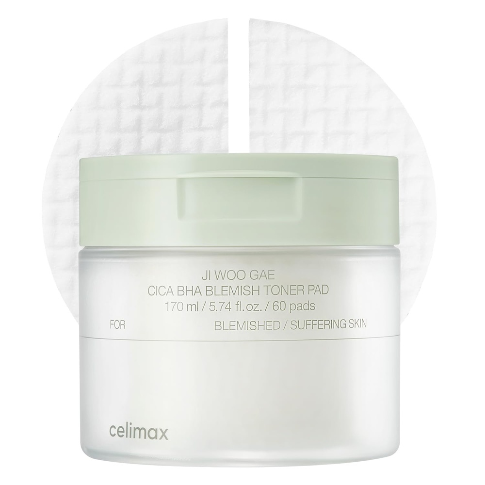 image:imagecelimax ONE STEP Body Brightening Pad 60 pads  with Green Tea amp White Truffle for Underarm Knee amp Elbow Gentle Exfoliating amp Hydrating Body Scrub 110mlCica Toner Pad