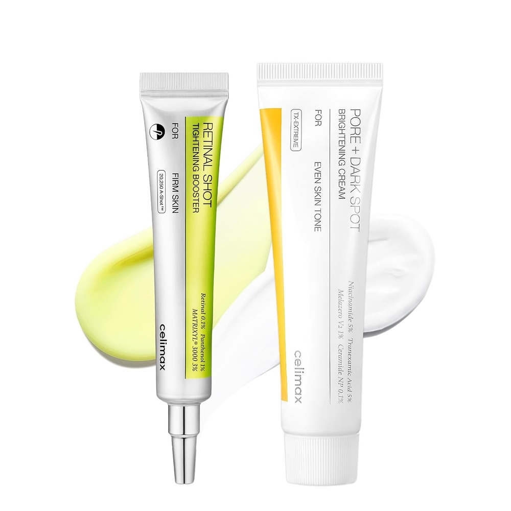 image:imagecelimax The Vita Retinal Booster  Pore Dark Spot Cream  Antiaging Gift Duo Retinal Niacinamide Tranexamic Acid TXA Cream Pore Minimizer