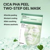 celimax Cica PHA Peel 2-Step Gel Mask (4ea) | PHA 10% Exfoliating Peeling Stick & Cica Cooling Gel Mask, Low-Irritation Dead Skin Care, Pore Minimizing, Texture Refining, Soothing & Cooling Care