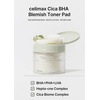 celimax ONE STEP Body Brightening Pad (60 pads) | with Green Tea & White Truffle, for Underarm, Knee & Elbow, Gentle Exfoliating & Hydrating Body Scrub, 110ml(Cica Toner Pad)