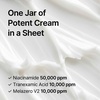 celimax Pore+Dark Spot Cream Mask 4EA | Non-Sticky Sheet for Enlarged Pores with Niacinamide, Tranexamic Acid, Non-Irritating, Hydrating, Hyperpigmentation, Korean Skincare Gifts for Women