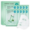 celimax The Real Cica Calming Serum Mask 10ea | with Centella Asiatica & Madecassoside, Korean Face Sheet Mask for Skincare, Hydrating, Wrinkle & Fine Lines, 27ml