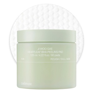 celimax ONE STEP Body Brightening Pad (60 pads) | with Green Tea & White Truffle, for Underarm, Knee & Elbow, Gentle Exfoliating & Hydrating Body Scrub, 110ml(JWG Peeling Pad)