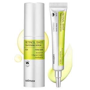 celimax Retinal Booster 15ml + Retinol Serum 30ml | 0.1 Retinal, 3% Matryxyl with Pure Vitamin A Retinol | Pore Minimizer, Wrinkles & Fine Lines, Firmer Skin, Korean Anti-aging Gifts for Women