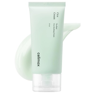 celimax The Real Cica Soothing Cream | with Fresh Cica Extract, Oil Free, Hydrating, Moisturizing, Calming, Summer Skin Cooling Cream, Korean Skincare, Lightweight Gel Cream, 50ml