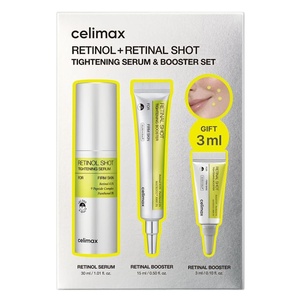 celimax The Vita A Retinal Shot Tightening Booster | 0.1% Retinal, 3% Matryxyl, High-Strength Retinoid for Anti-Aging, Pore Minimizer, Wrinkles & Fine Lines, Firmer Skin, 15ml, Korean Skin Care Gift(1.6 Ounce (Pack of 1))