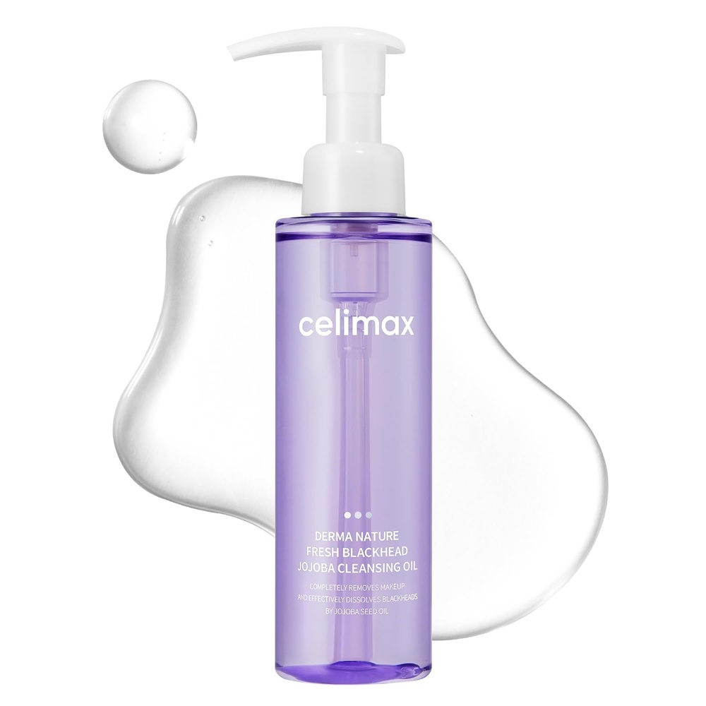 image:imagecelimax Derma Nature Fresh Blackhead Jojoba Cleansing Oil  Light amp NonGreasy Daily Makeup Remover Facial Cleanser Clogged Pore amp Blackheads Removal Deep Cleansing150ml