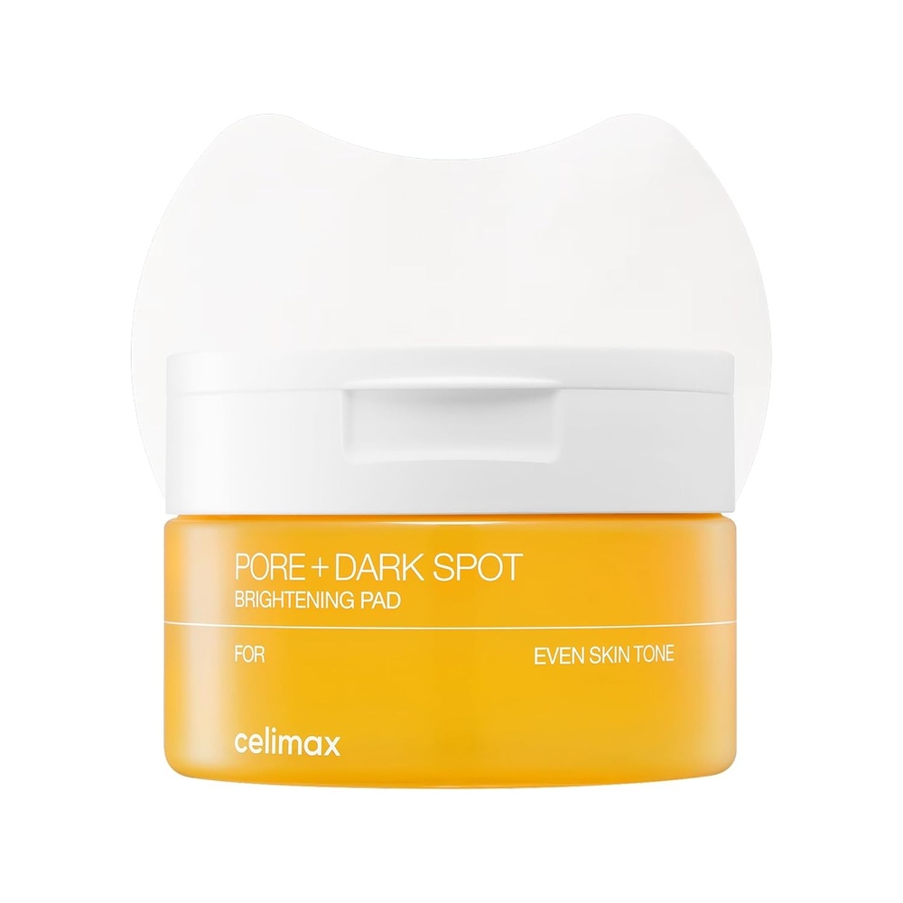 image:imagecelimax PoreDark Spot Brightening Pad  Exfoliating Peeling Pads for Enlarged Pores with Hyaluronic Acid Pore Minimizer NonIrritating Hydrating For Sensitive Skin 80 pads40 Count Pack of 1