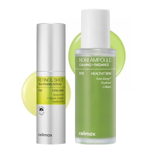 image:imagecelimax Retinol Shot Serum amp Noni Ampoule 50ml  Soothing amp Hydrating Noni Ampoule with Retinol Serum for Wrinkle amp Pore Care Korean Skin Care