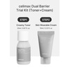 celimax Dual Barrier Trial Kit Travel Size (Dual Barrier Toner + Cream) | with Ceramides, Peptide, Oil & Alcohol Free, Facial Astringent, Long Lasting, Travel Size, Mini-sized Gift Set