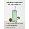 celimax The Real Cica Niacinamide AC Calming Serum 40ml | Hyaluronic Acid Redness Relief Moisturizing Soothing Restoring Serum Mild Formula for Sensitive,Christmas Gift Stocking Stuffers